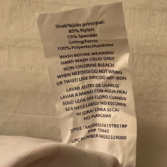 Size medium Blue and Green Floral Halter Sleeveless Tank swim bathing suit Top - Picture 4 of 10